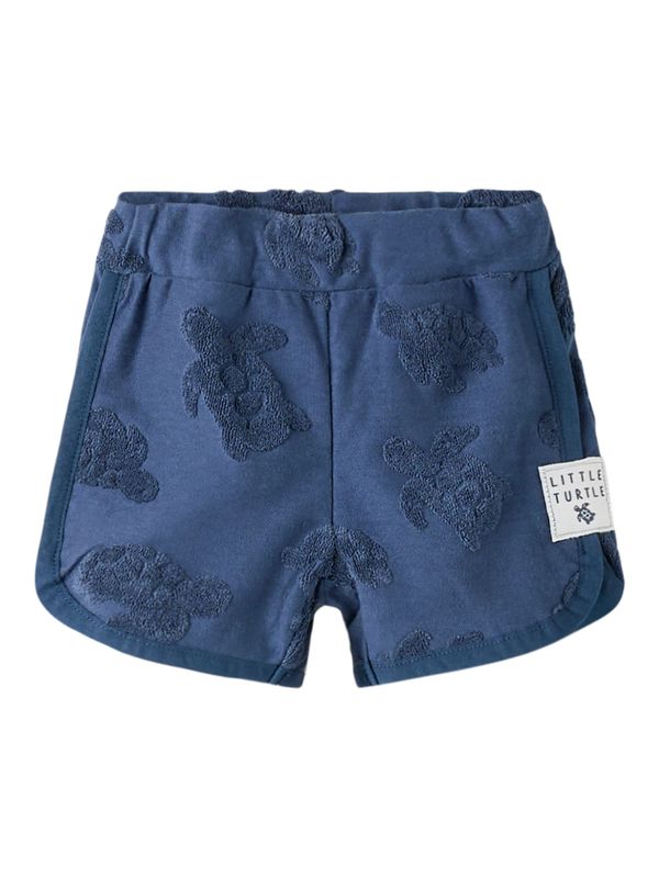 NAME IT Baby Short Blauw met Turtle Print – 13256634