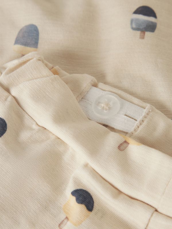 NAME IT Baby Short Beige met IJsjes Print – 13256624