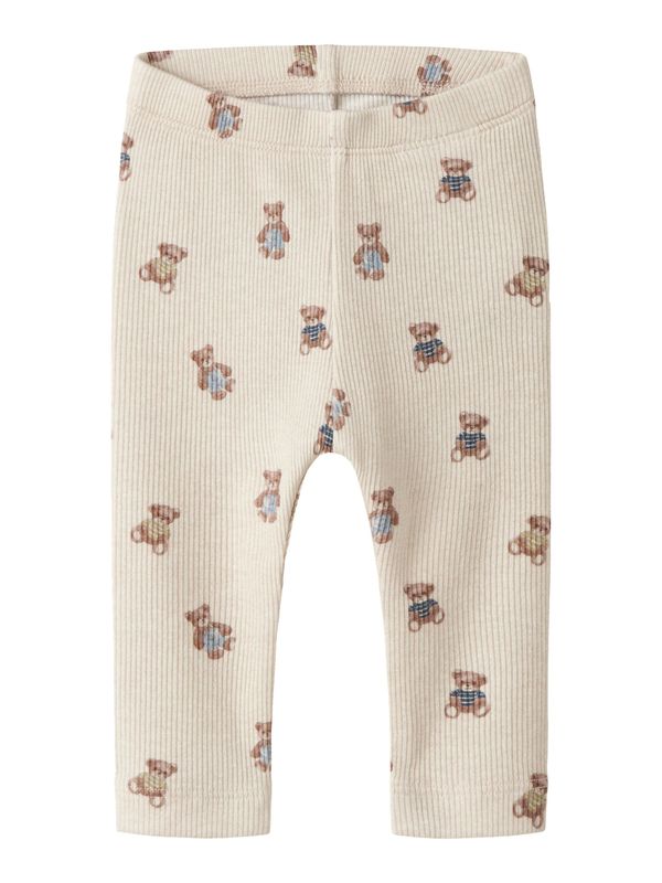 NAME IT Baby Legging Rib Met Teddy Print – 13253569