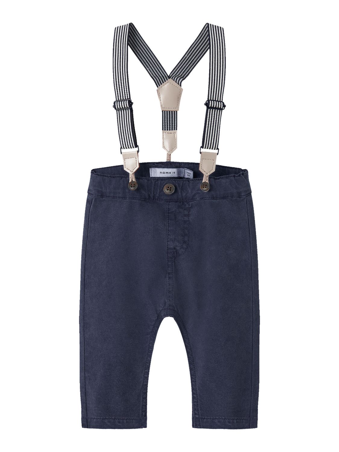 NAME IT Baby Broek Met Bretels Donkerblauw – 13252185