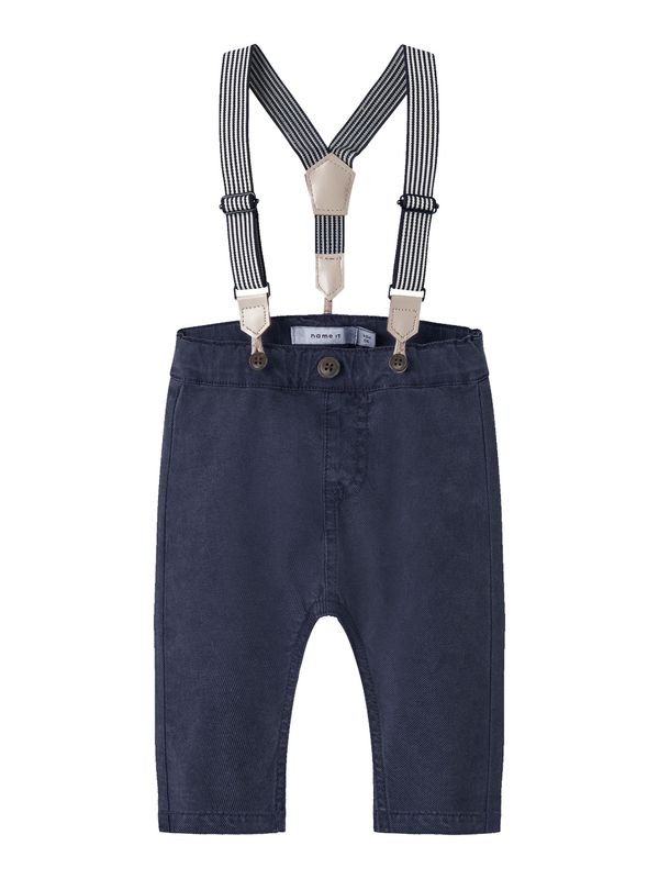 NAME IT Baby Broek Met Bretels Donkerblauw – 13252185