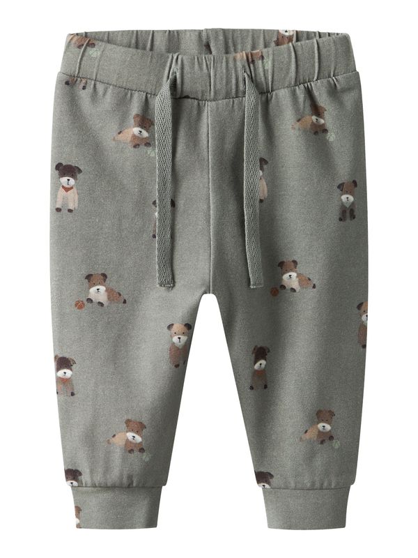 NAME IT Baby Joggingbroek Groen met Hondjes Print – 13251622