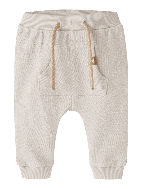 NAME IT Baby Joggingbroek Beige Badstof – 13258037