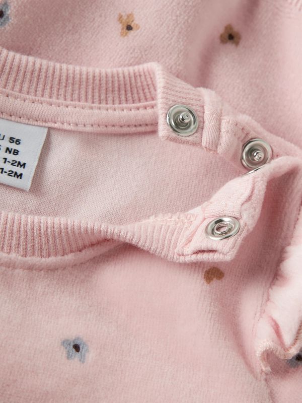 NAME IT Baby Meisjes Sweater Bloemetjes – Roze 13259318