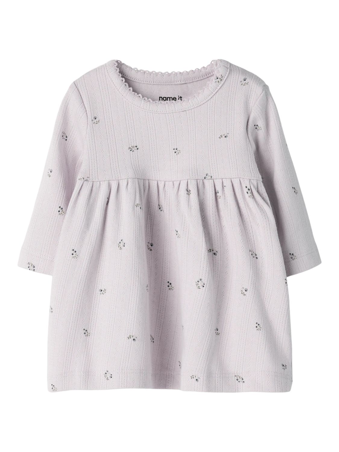NAME IT Baby Meisjes Jurk met Bloemenprint – Lichtlila 13252665