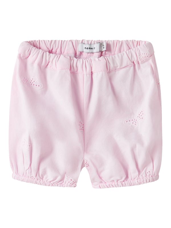 NAME IT Baby Meisjes Bloomer Short met Vlinder Borduursels – Roze 13254478