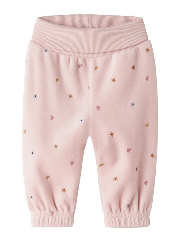 NAME IT Baby Meisjes Zachte Broek met Hartjes Print Roze 13259320