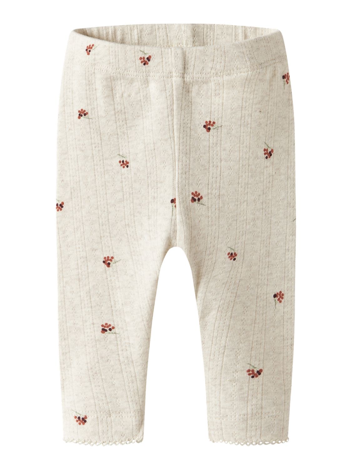 NAME IT Baby Meisjes Legging met Bloemetjes Print Beige 13252666