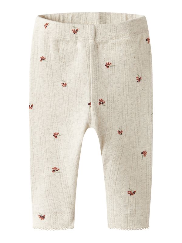 NAME IT Baby Meisjes Legging met Bloemetjes Print Beige 13252666