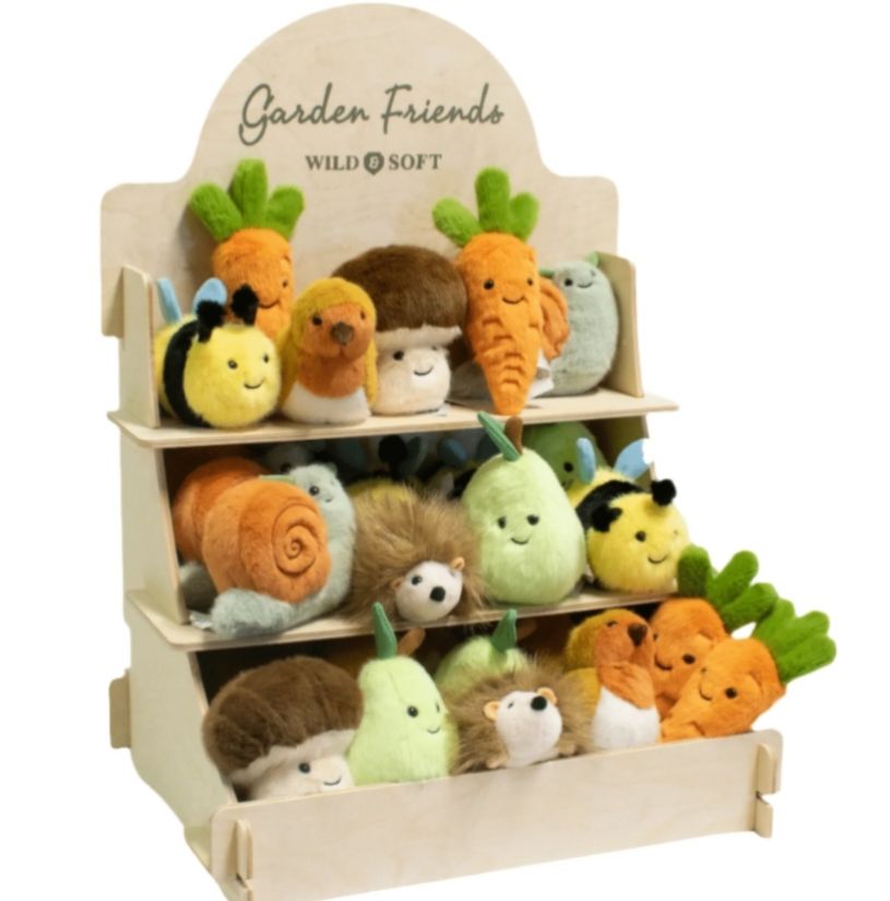 Garden Friends Knuffels – Wild &amp; Soft 🐝🥕