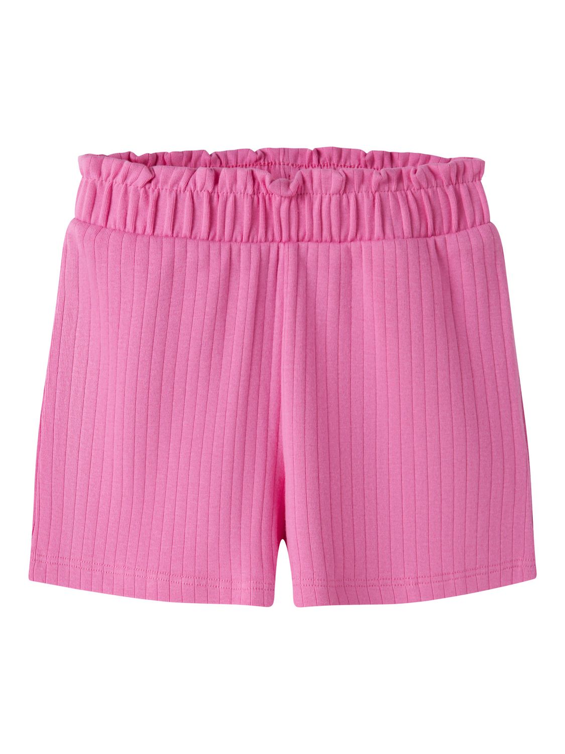 Meisjes rib short roze – comfortabele zomershort | 13240413