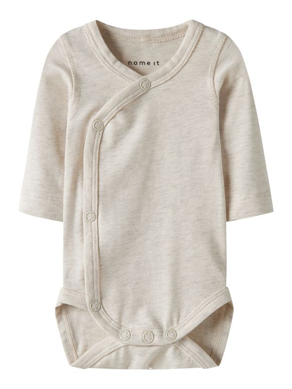 NAME IT Baby Romper Beige Overslagmodel 13252901