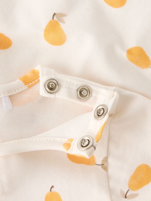 NAME IT Baby Set Romper Broekje en Slab met Peer Print 13255068