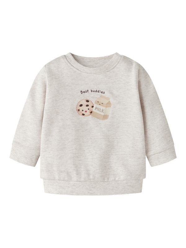 NAME IT baby sweater beige met “Best buddies” print – 13258009