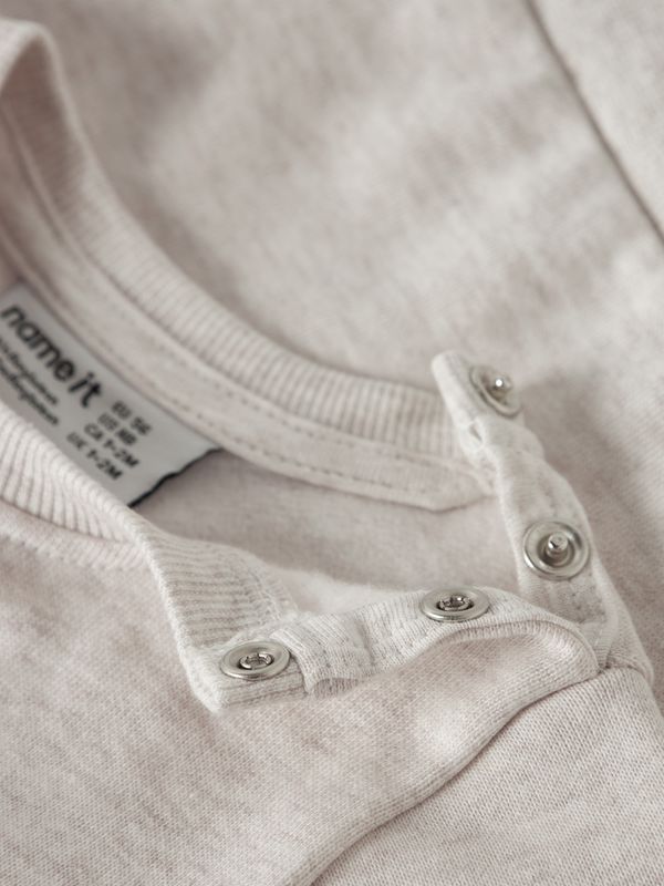 NAME IT baby sweater beige met “Best buddies” print – 13258009