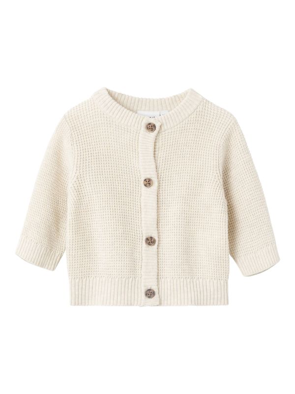 NAME IT baby vest beige gebreid met knopen – 13227357