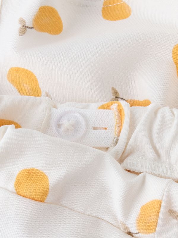 Unisex kinder short met perenprint – zomerse short – 13254427