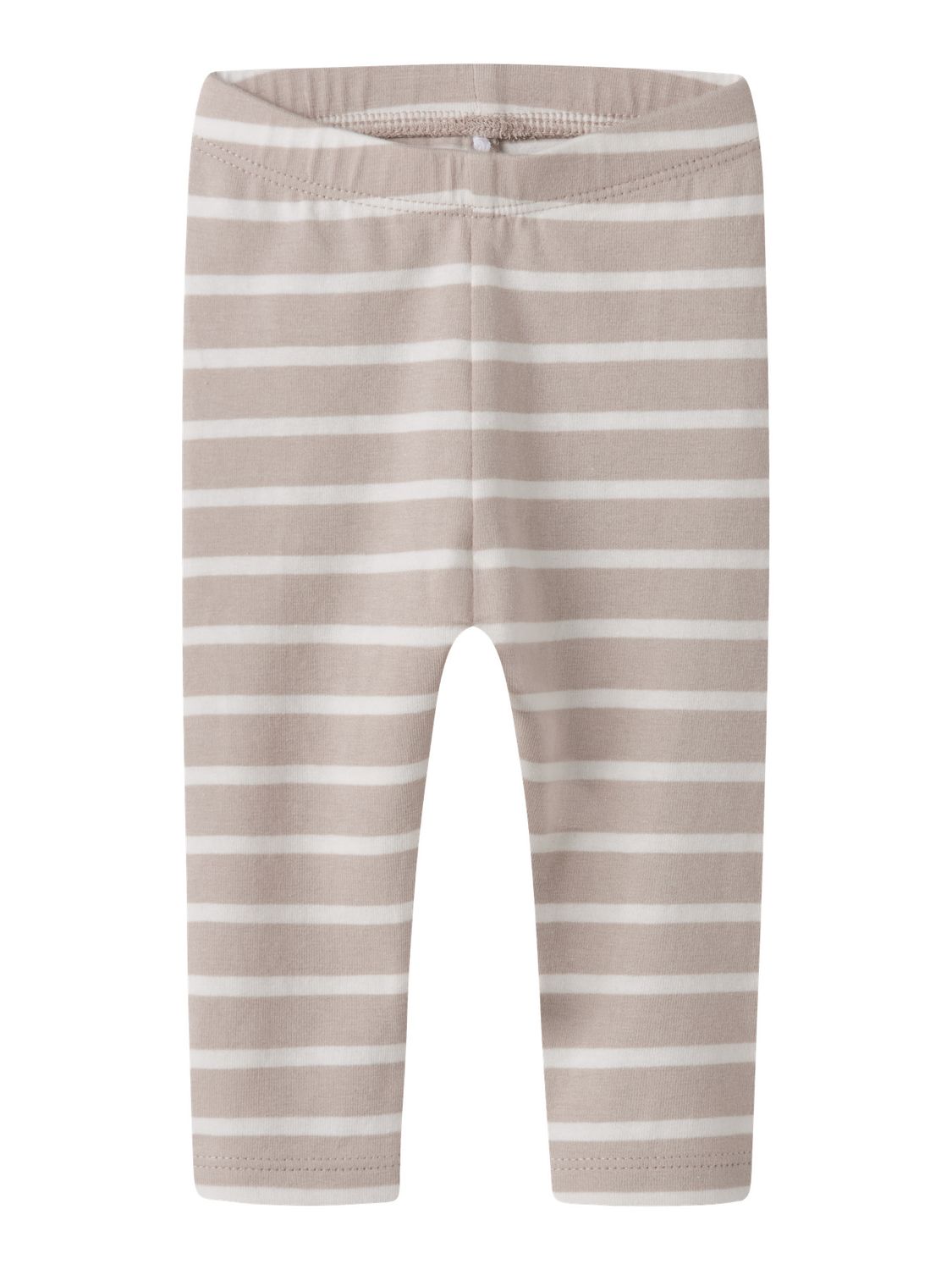 Unisex baby legging gestreept beige/wit 13254429