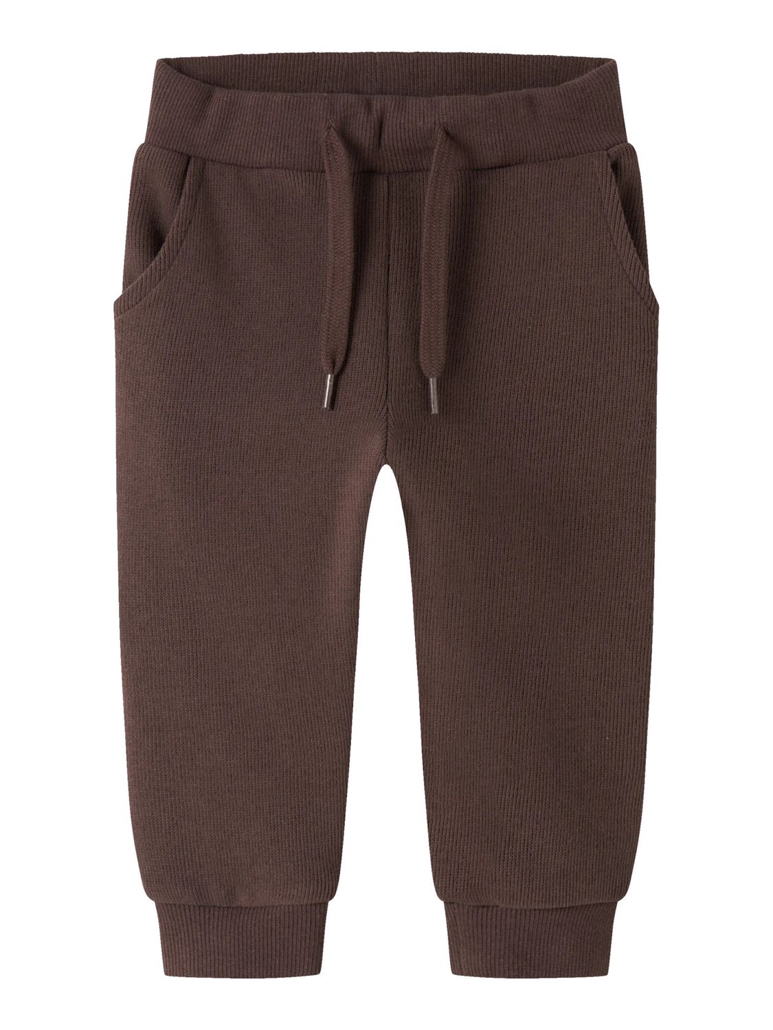 Bruine rib joggingbroek baby unisex – zacht &amp; comfortabel – 13258116