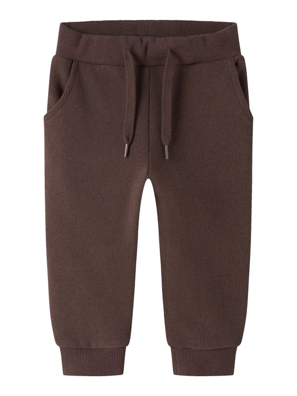 Bruine rib joggingbroek baby unisex – zacht &amp; comfortabel – 13258116