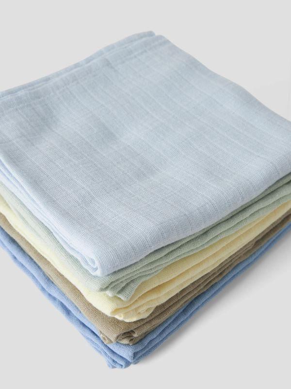 Baby hydrofiele doeken 5-pack unisex – zacht &amp; veelzijdig – 13255185