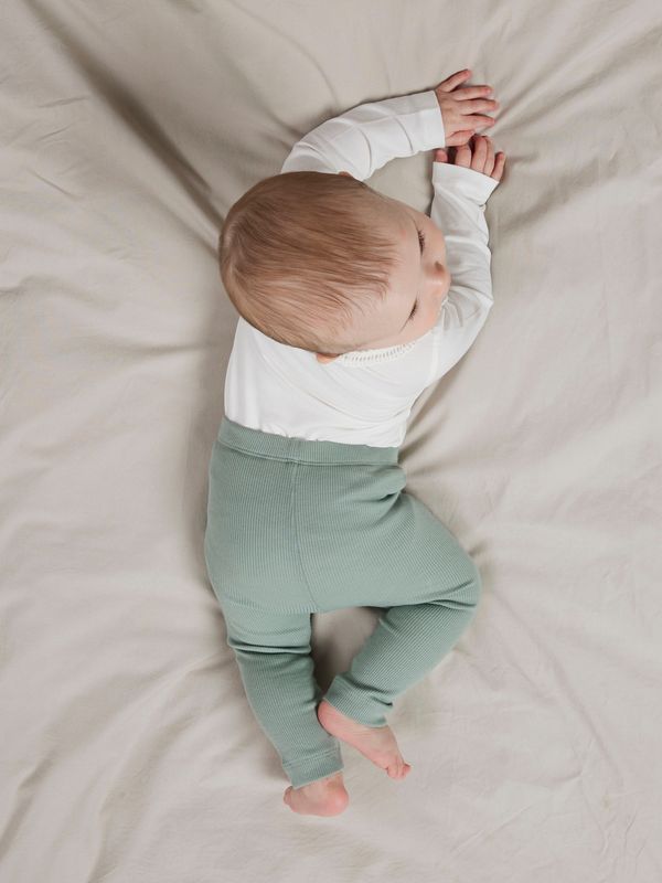NAME IT Baby Rib Legging – Sage Green | Artikel 13198040