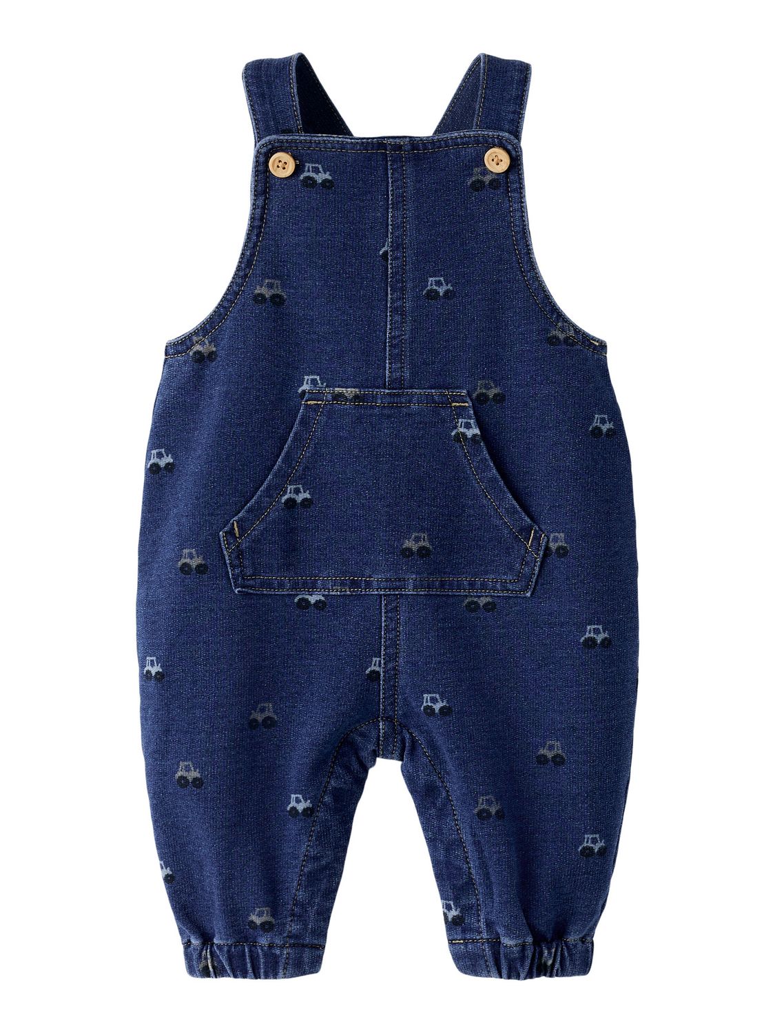NAME IT denim tuinpak baby tractor print 13255006