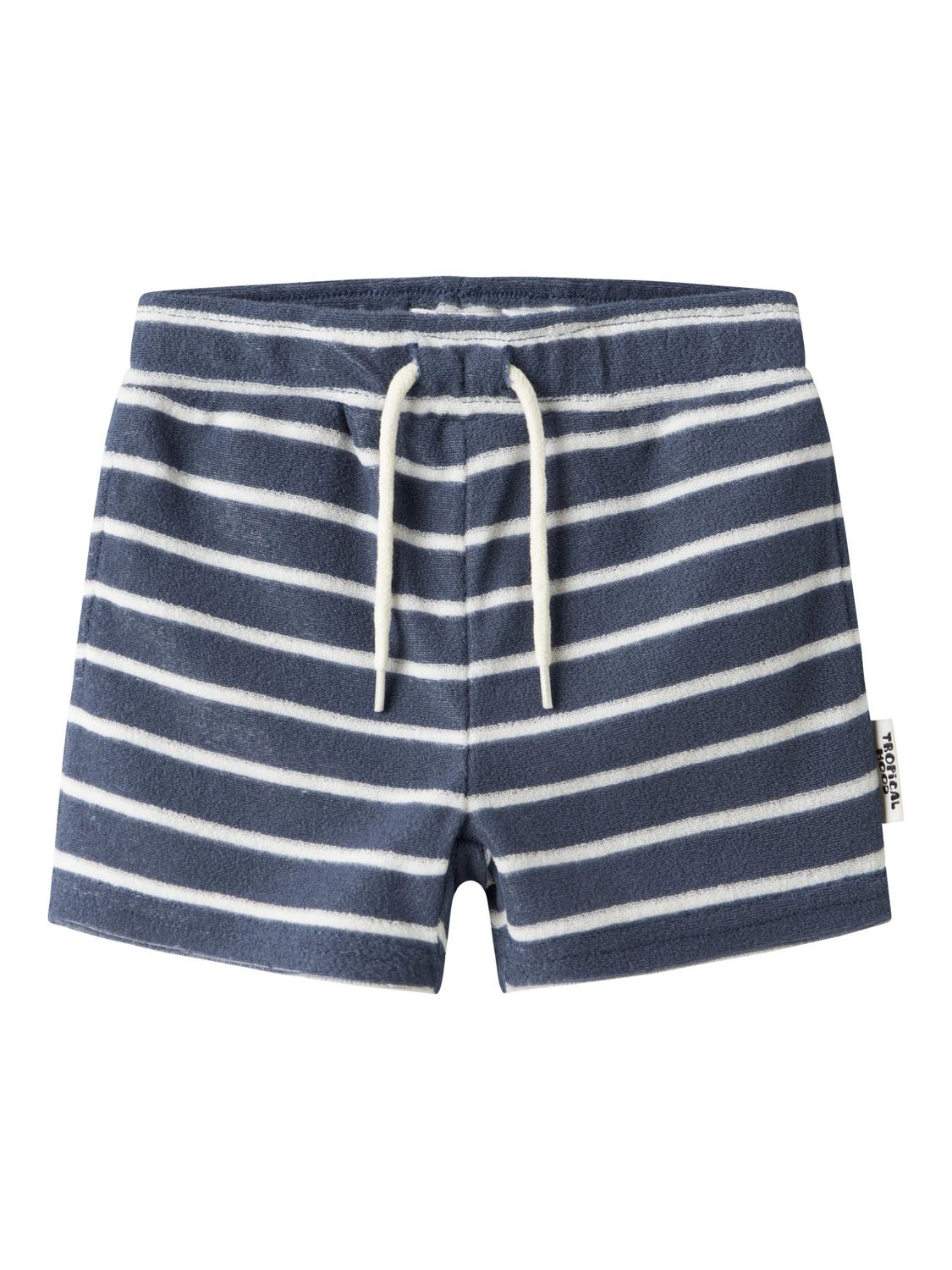 NAME IT gestreepte badstof short blauw 13254307