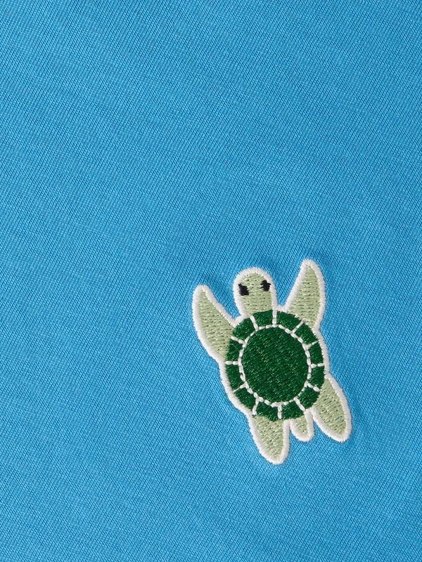 NAME IT 13251009 T-shirt Schildpad Blauw