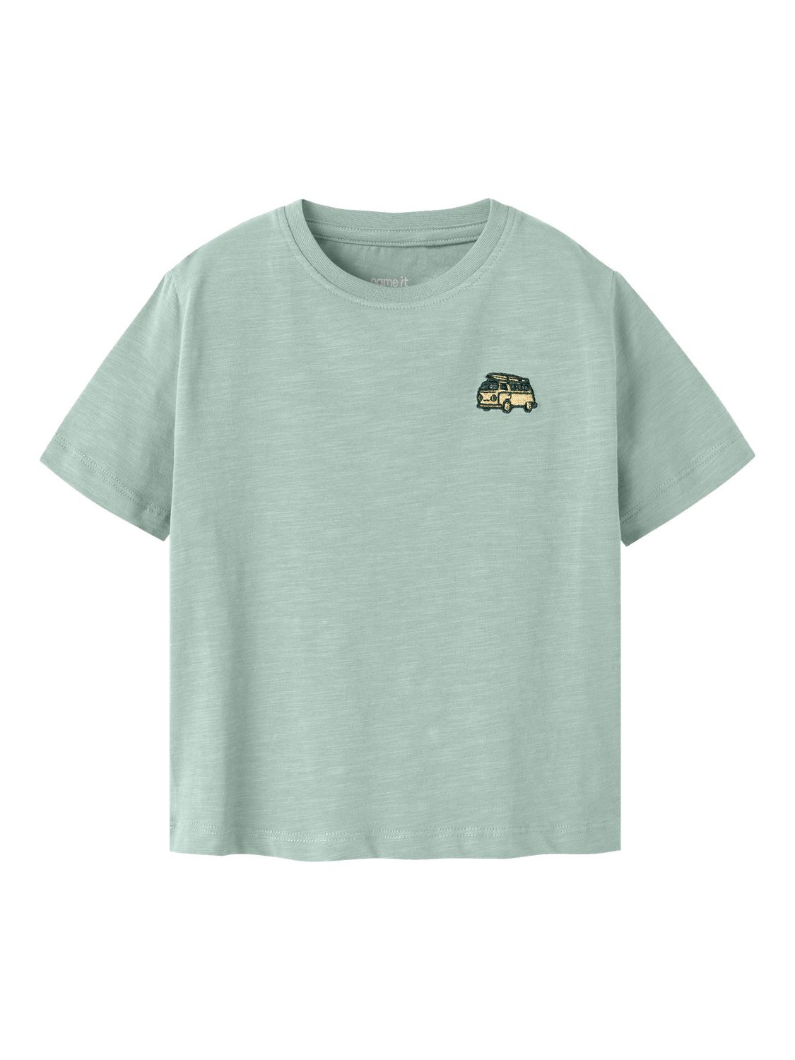 NAME IT 13256570 T-shirt Busje Lichtgroen