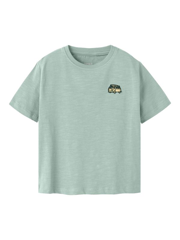 NAME IT 13256570 T-shirt Busje Lichtgroen
