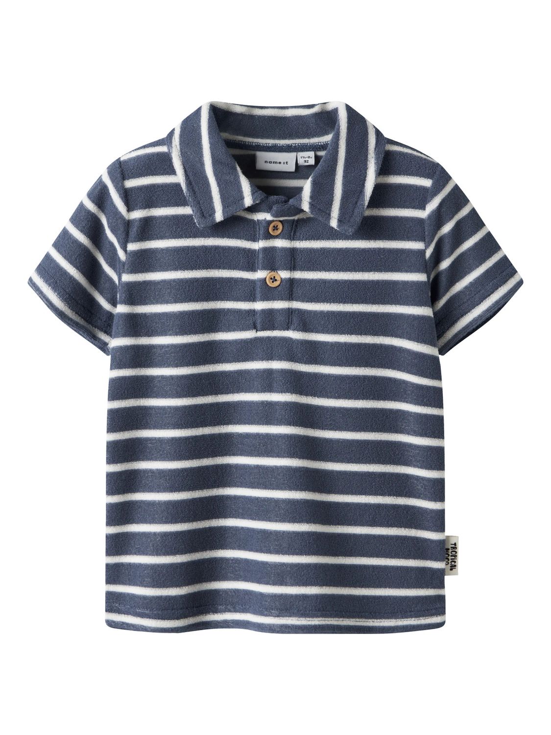NAME IT 13254305 Gestreepte Polo Donkerblauw