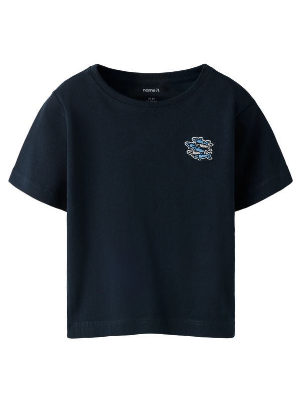NAME IT 13251009 T-shirt Vis Donkerblauw