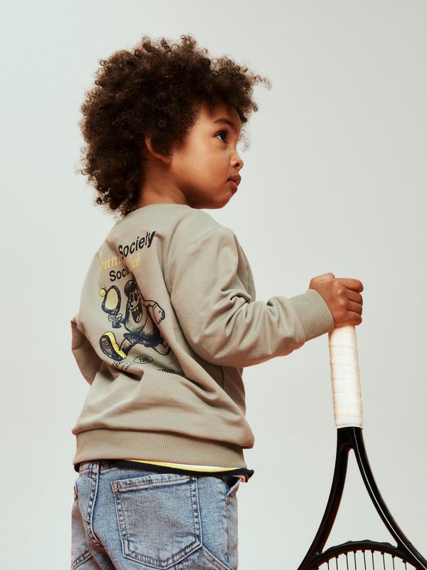 NAME IT Sweater Tennis Society – Groen 13251761