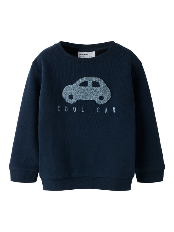 13233703 NAME IT Sweater Cool Car – Donkerblauw