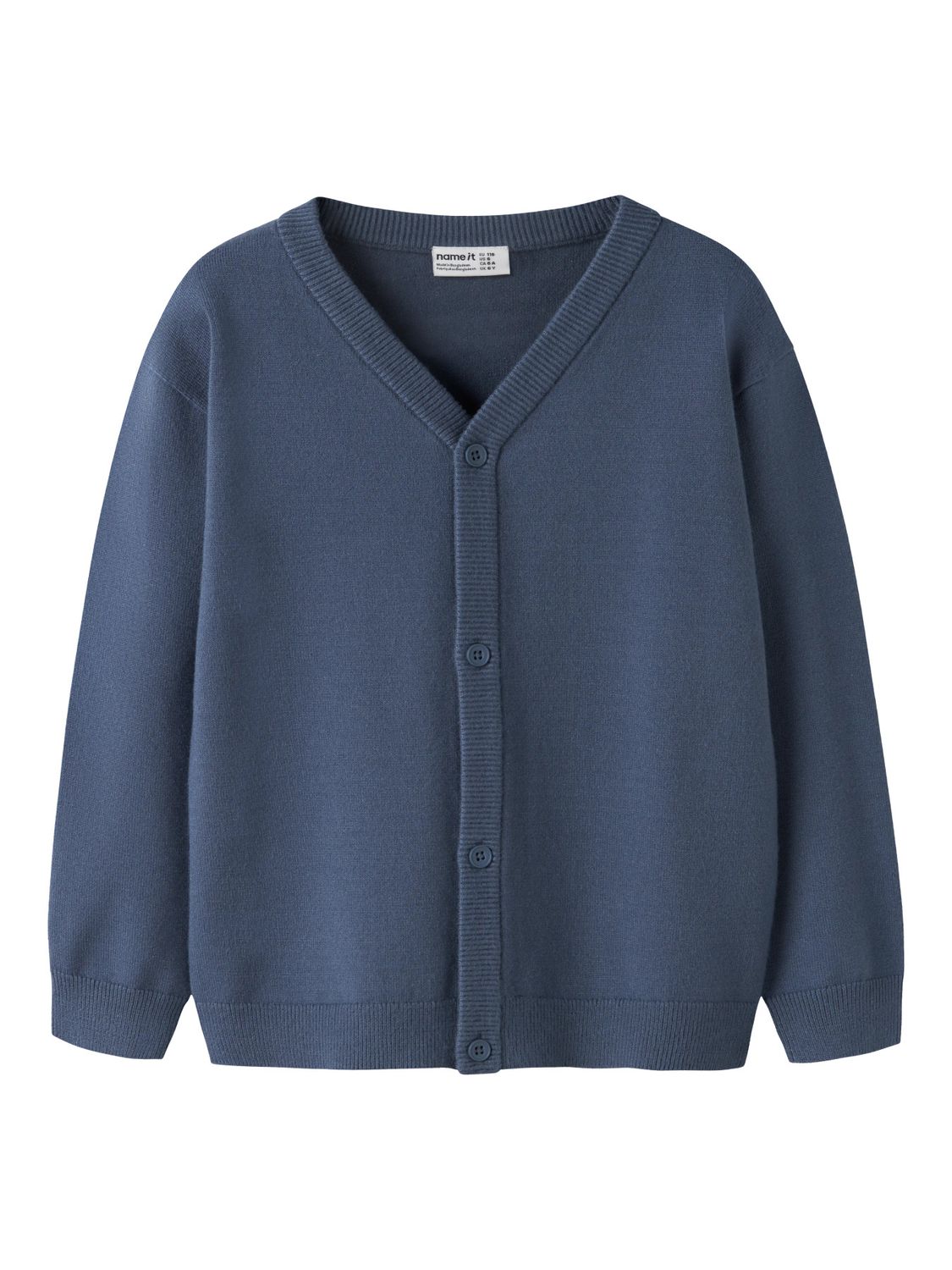 13257429 NAME IT Vest Gebreid – Blauw