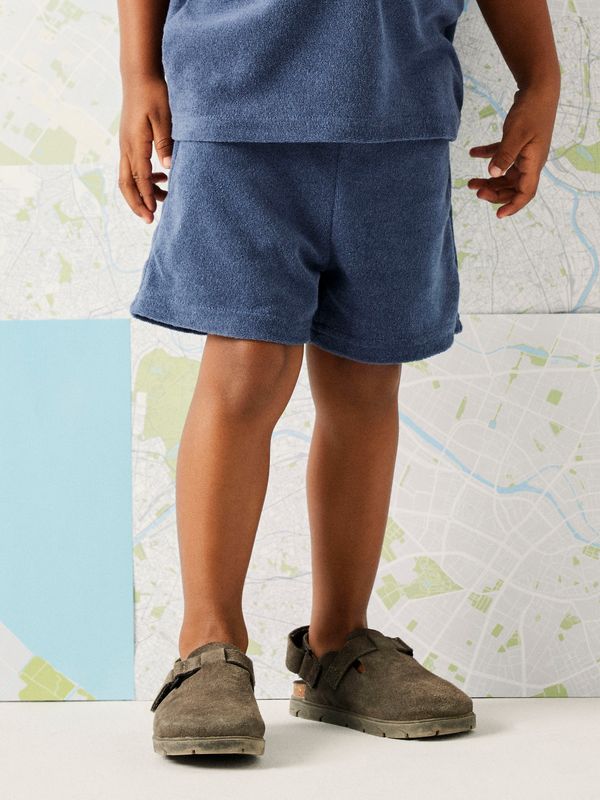 13256591 NAME IT Badstof Short – Donkerblauw