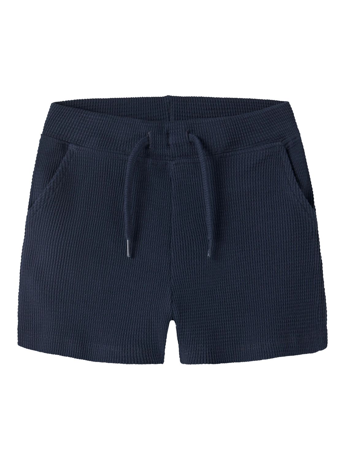 13255387 NAME IT Wafelstructuur Short – Donkerblauw