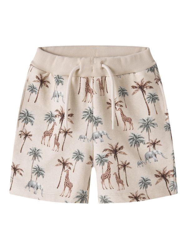 13255382 NAME IT Short Safari Print – Beige