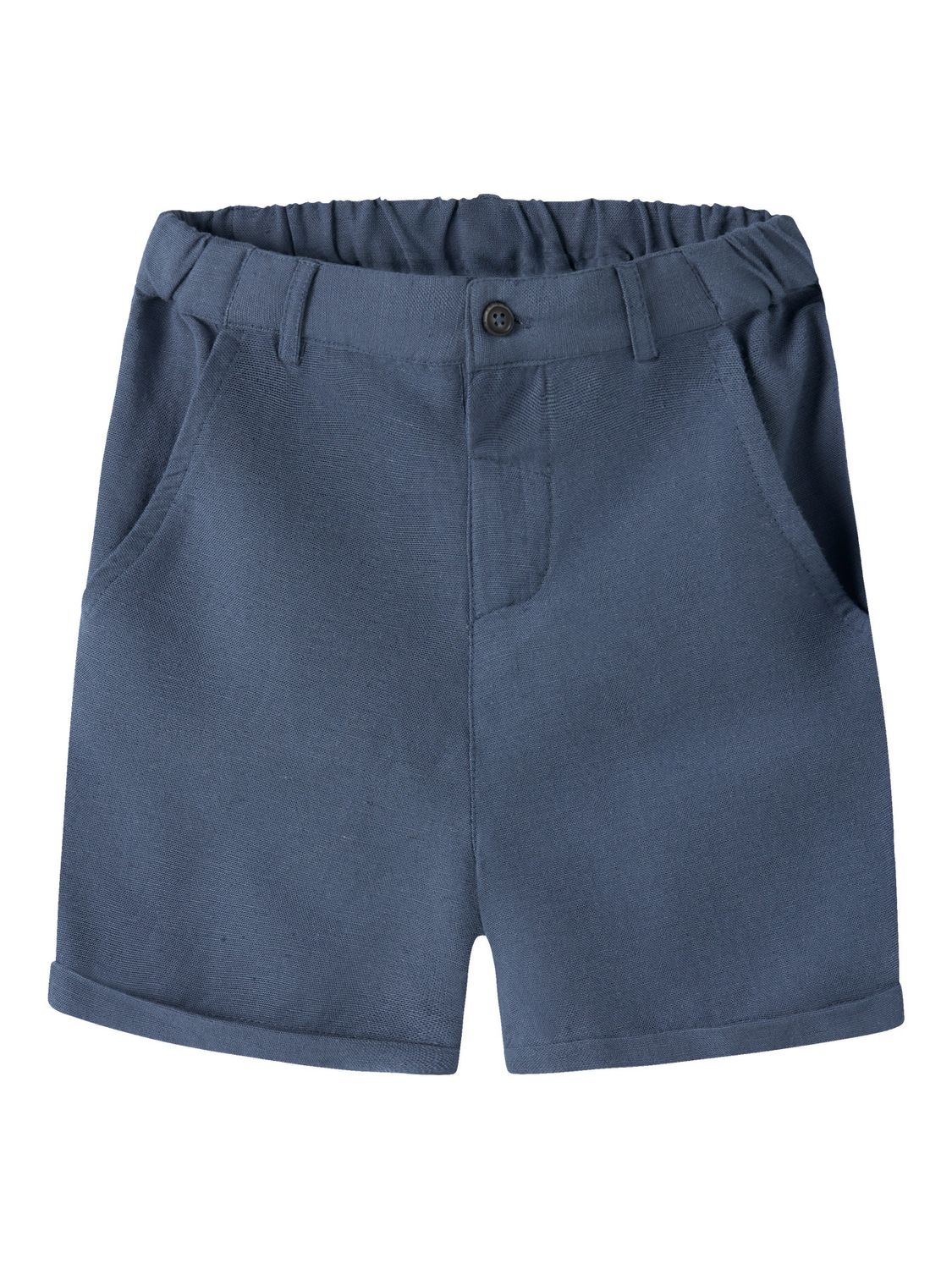 13214173 NAME IT Linnenlook Short – Donkerblauw