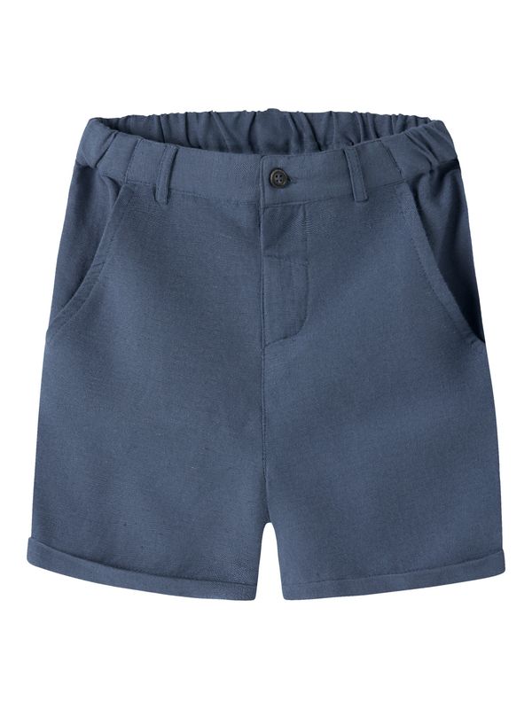 13214173 NAME IT Linnenlook Short – Donkerblauw