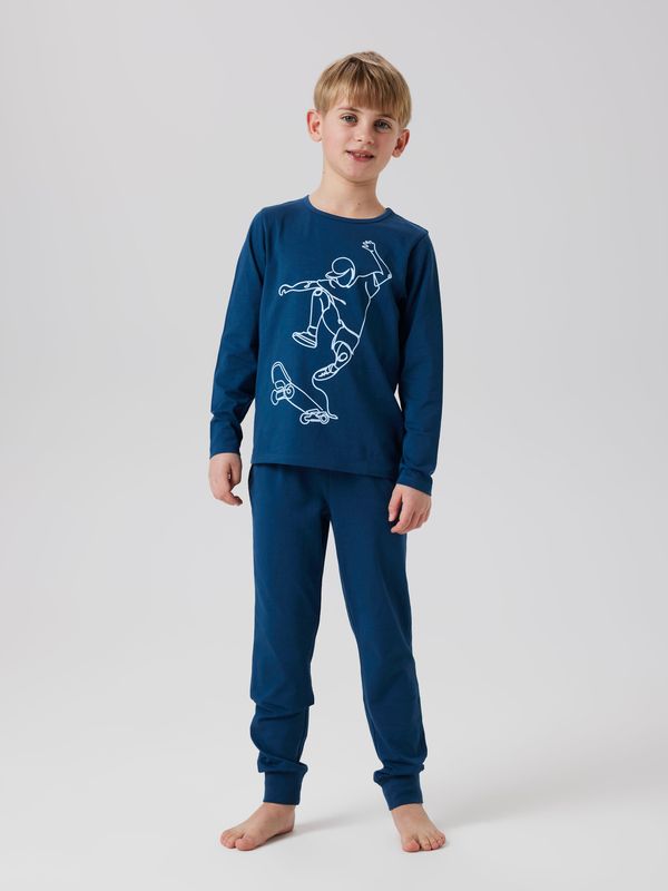 13248827 Name It Pyjama Donkerblauw Skateboard