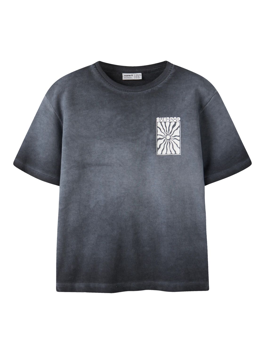 13255313 Name It Jongens T-shirt Sundrop Donkergrijs