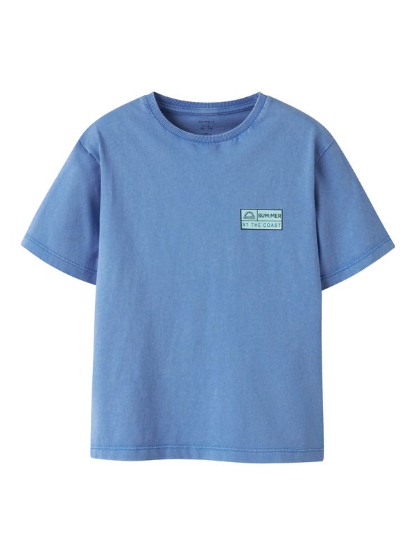 13241233 Name It Jongens T-shirt Summer At The Coast Lichtblauw