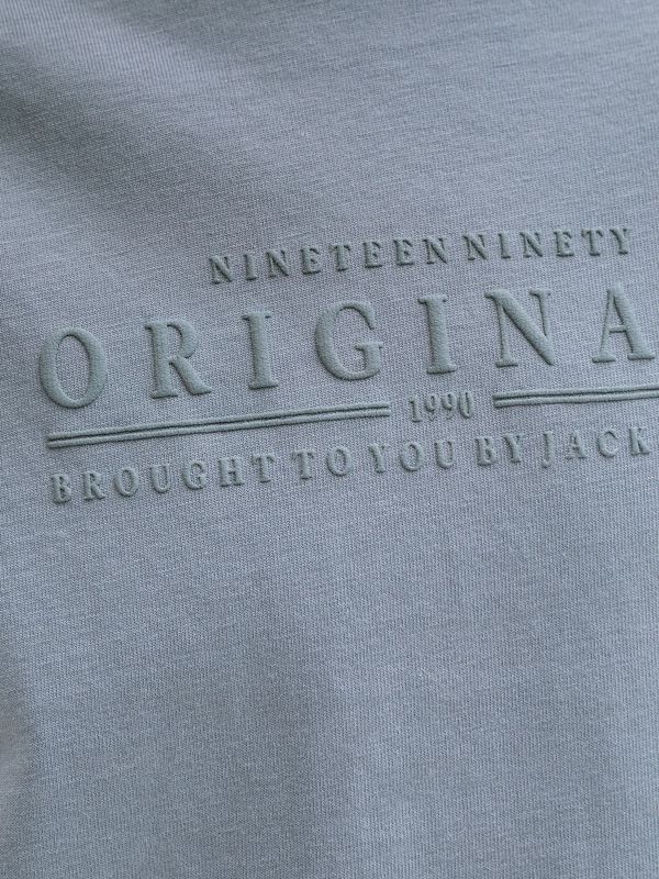12293108 Jack &amp; Jones Junior Originals T-shirt Lichtblauw