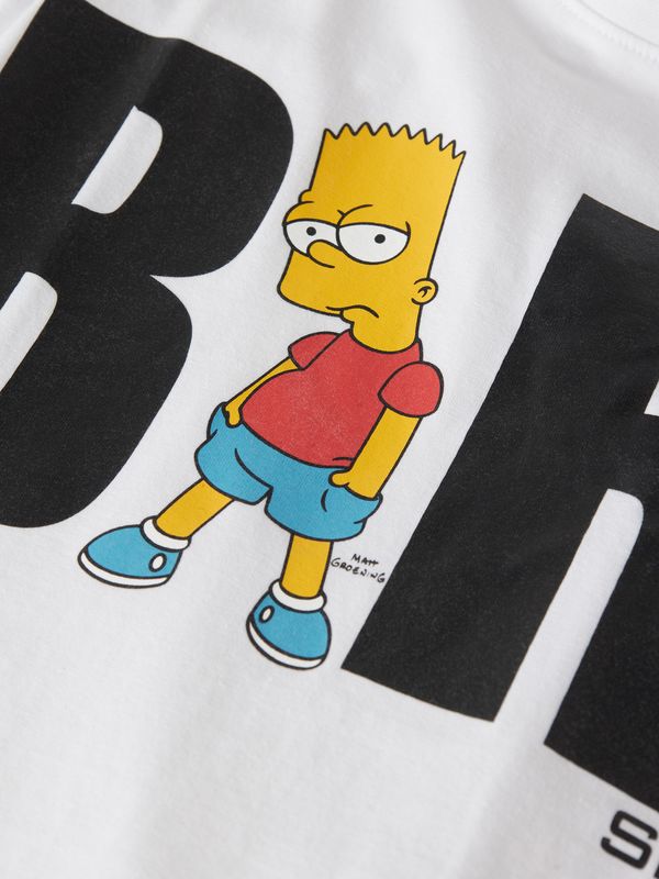 13257964 Name It Jongens T-shirt Bart Simpson Wit