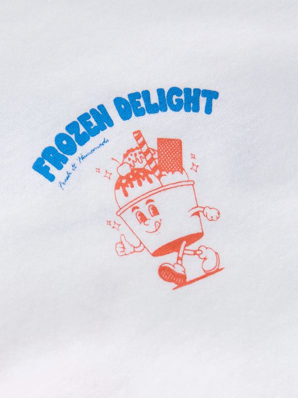 12305706 Jack &amp; Jones Junior Frozen Delight T-shirt Wit