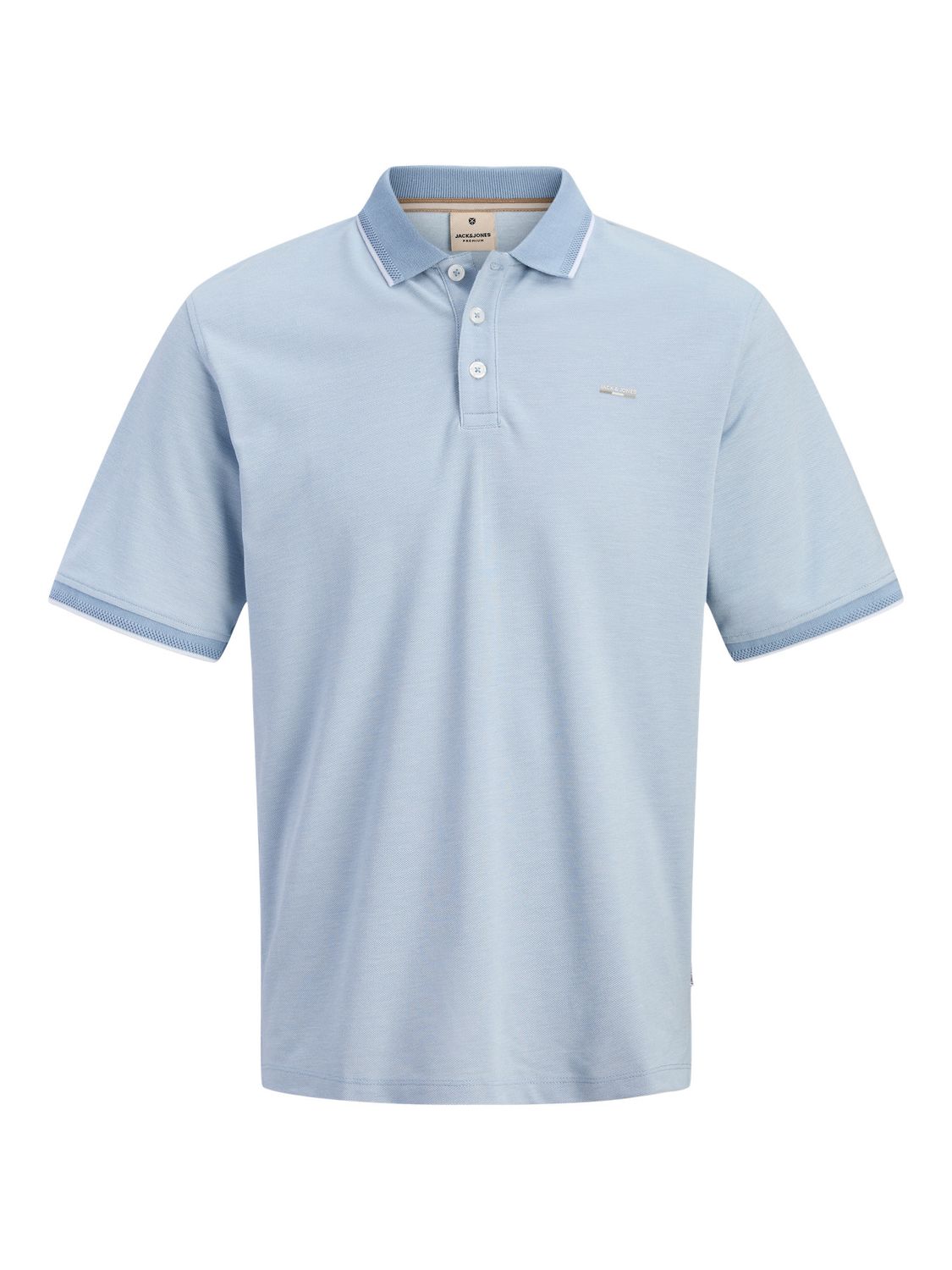 12279751 Jack &amp; Jones Junior Polo Lichtblauw