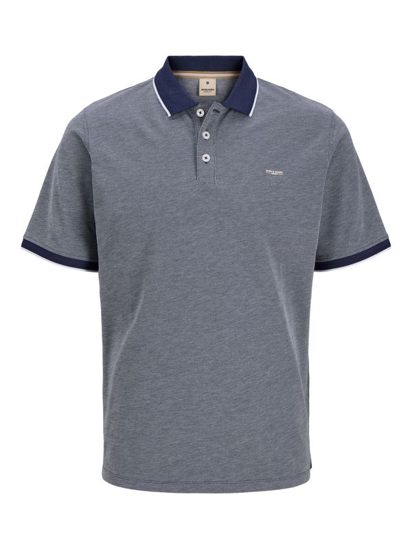 12279751 Jack &amp; Jones Junior Polo Donkerblauw Gemêleerd