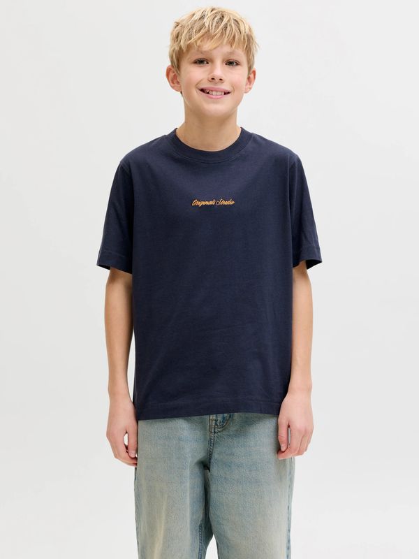 12284052 Jack &amp; Jones Originals Donkerblauw T-shirt Originals Studio